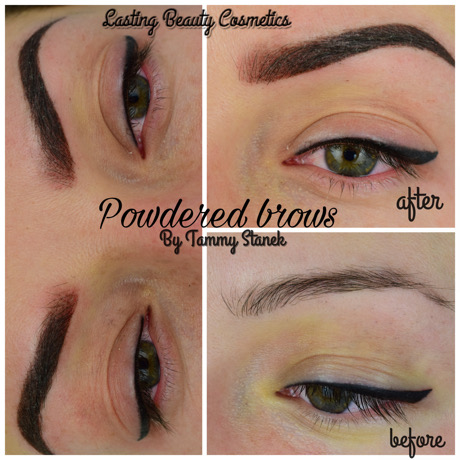 POWDER EYEBROWS-LASTING BEAUTY COSMETICS